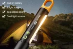 GearUP K57 PRO Rechargeable High Power Flashlight + Large COB Light with 5000mAh Lithium Battery